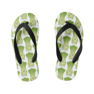 Mooie babylipchoenkaartillustratie kinder teenslippers