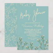 Mooie baby's Baby shower Kaart (Voorkant / Achterkant)