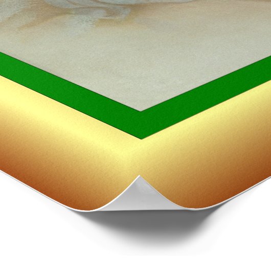 Mooie Baby's Eerste Kerstmis, Sinterklaas ~ Poster (Hoek)