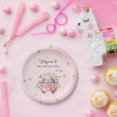 Mooie babyschaap babyshower papieren bord (Feest)