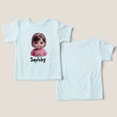Mooie babyschort (Ontwerp Voorkant & Achterkant)