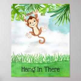 Mooie babysim hang daar een citaat kinderkamer poster