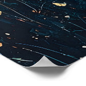 Mooie babyspeelbeer-kinderkamerprint poster (Hoek)