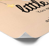 Mooie babyspeelgoed citaat eenhoorn maan poster af (Hoek)