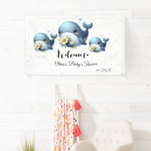 Mooie babyspotbanner voor walvis spandoek (Insitu)