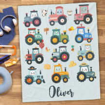 Mooie babytractoren op een boerderij