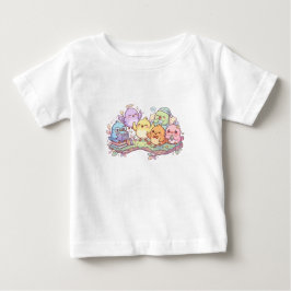 Mooie babyvogelvrienden kids T-shirt