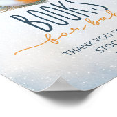 Mooie babyvos Sneeuwige winterboeken voor baby Poster (Hoek)