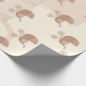 Mooie babywagen cadeaupapier (Hoek)