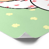 Mooie Babyzijntje Gewikkeld in Deken Poster (Hoek)