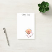Mooie Babyzwein Gewikkeld in Deken Post-it® Notes (Kantoor)