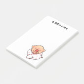 Mooie Babyzwein Gewikkeld in Deken Post-it® Notes (Schuin)
