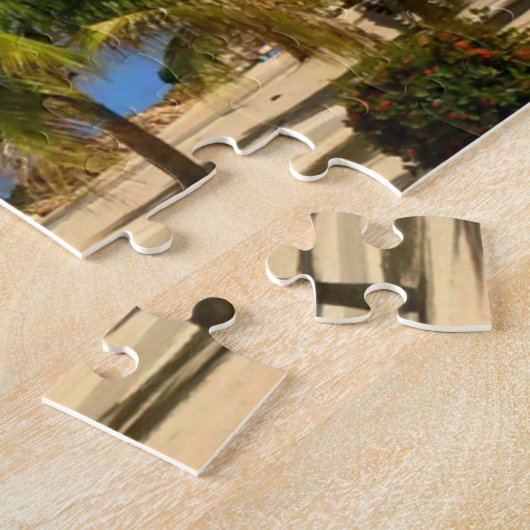 Mooie Bahama's/Caraïben Collage Legpuzzel (Zijkant)