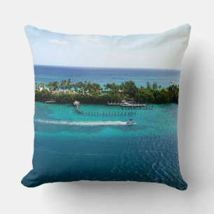 Mooie Bahama's Nassau Kustlijn Worp Kussen