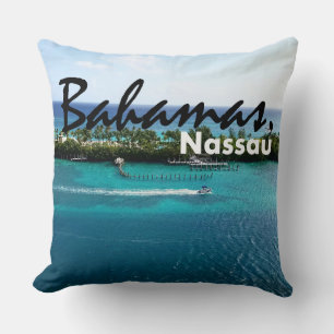 Mooie Bahama's Nassau Kustlijn Worp Kussen