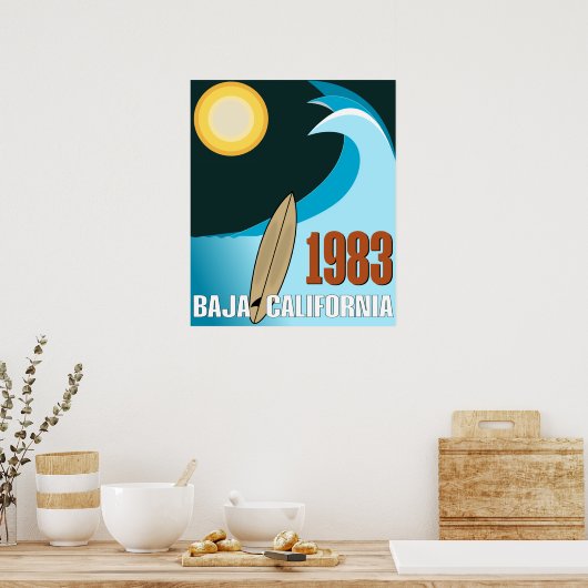 mooie baja california poster (Keuken)