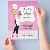 Mooie Bake Sale Flyer op maat (Hand)