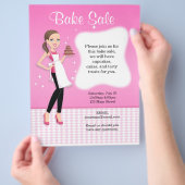 Mooie Bake Sale Flyer op maat (Hand)