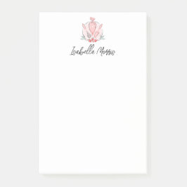 Mooie bakkende pastetaart gepersonaliseerd  post-it® notes