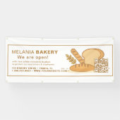 Mooie Bakkerij Banners met QR Code | (Horizontaal)