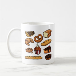 Mooie bakkerij voor cake en brood koffiemok