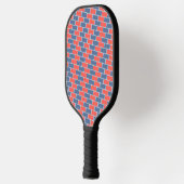 Mooie baksteen geruite pickleball-paddle pickleball paddle (Links)