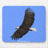 MOOIE BALD EAGLE Mousepad Muismat (Voorkant)