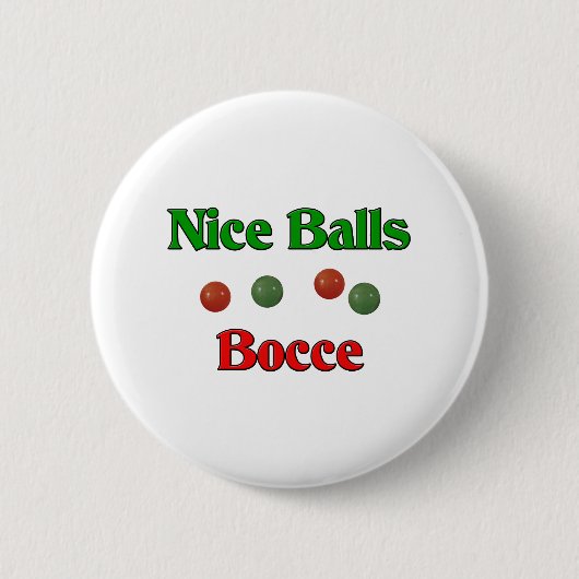 Mooie ballen. Bocce Ronde Button 5,7 Cm (Voorkant)