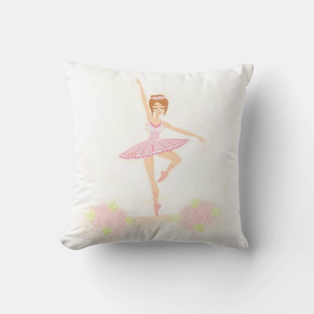Mooie ballerina Cushion Kussen (Voorkant)