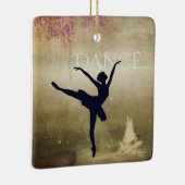Mooie Ballerina en Swan Dance Keramisch Ornament (Rechts)