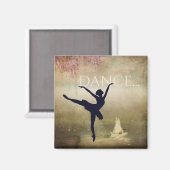 Mooie Ballerina en Swan Dance Magneet (Voorkant / Achterkant)