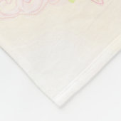 Mooie ballerina Fleece Blanket (Hoek)
