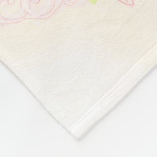 Mooie ballerina Fleece Blanket (Hoek)