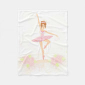 Mooie ballerina Fleece Blanket (Voorkant)