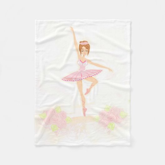 Mooie ballerina Fleece Blanket (Voorkant)