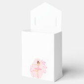 Mooie ballerina gunst box bedankdoosjes (Geopend)