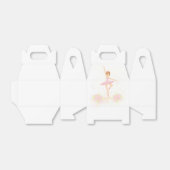 Mooie ballerina gunst box bedankdoosjes (Uitgevouwen)