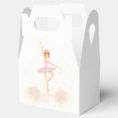 Mooie ballerina gunst box bedankdoosjes (Geopend)