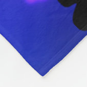 Mooie Ballerina met drijvende harten Fleece Deken (Hoek)