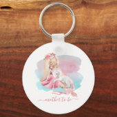 Mooie Ballerina-moeder om Buttom-Sleutelhanger te  Sleutelhanger (Voorkant)