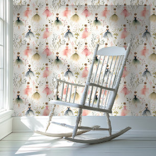 Mooie Ballerina Pastel Wallpaper Behang