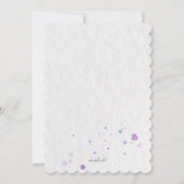 Mooie Ballerina uitnodiging (Achterkant)