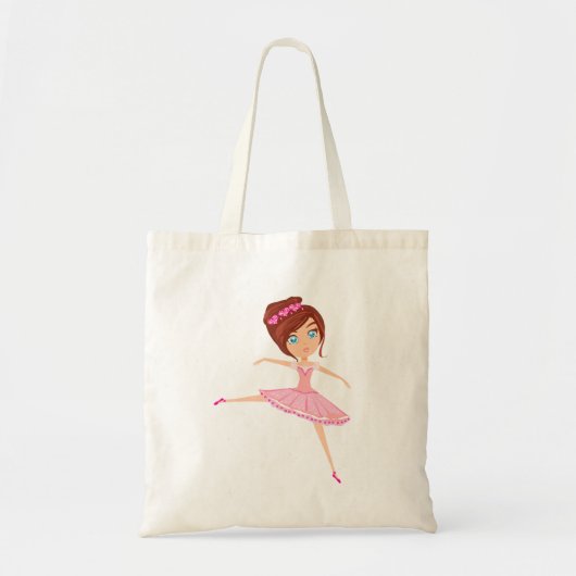 Mooie ballerinaZak Tote Bag (Voorkant)