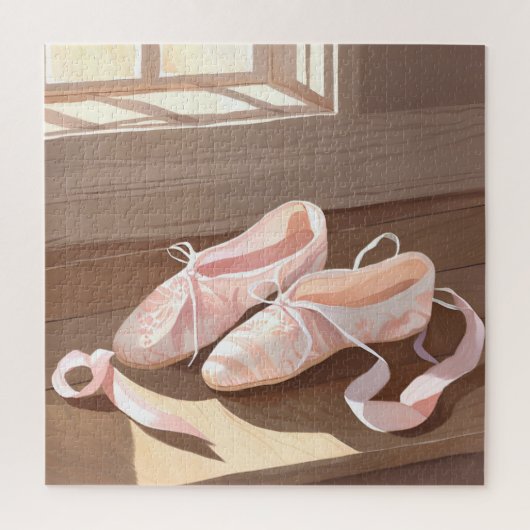 Mooie ballet slipers | Mooie roze Legpuzzel (Verticaal)