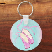 Mooie balletschoenen Sleutelhanger (Voorkant)