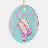 Mooie balletschoenen voor sierdoeleinden keramisch ornament (Rechts)