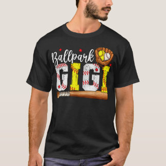 Mooie Ballpark Gigi Softbal Gigi Honkbal Gigi T-shirt