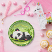 Mooie Bamboe Droompanda Feest Papieren Bord (Feest)