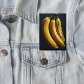 Mooie Banaan Trio in het Donker Button (Insitu)