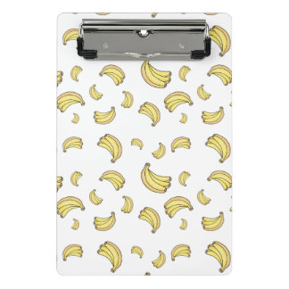 Mooie Bananenprint | Met de Hand Getekende Banaan  Mini Klembord